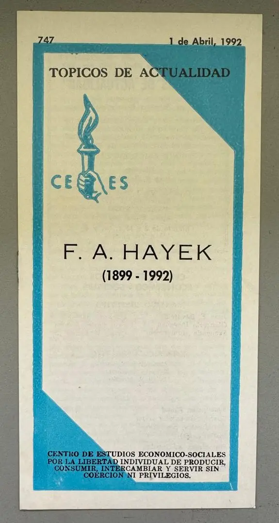 TOPICOS DE ACTUALIDAD_CEES_1992_Hayek