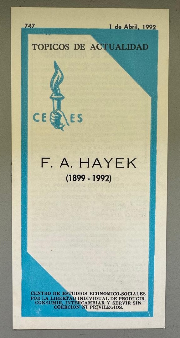 TOPICOS DE ACTUALIDAD_CEES_1992_Hayek